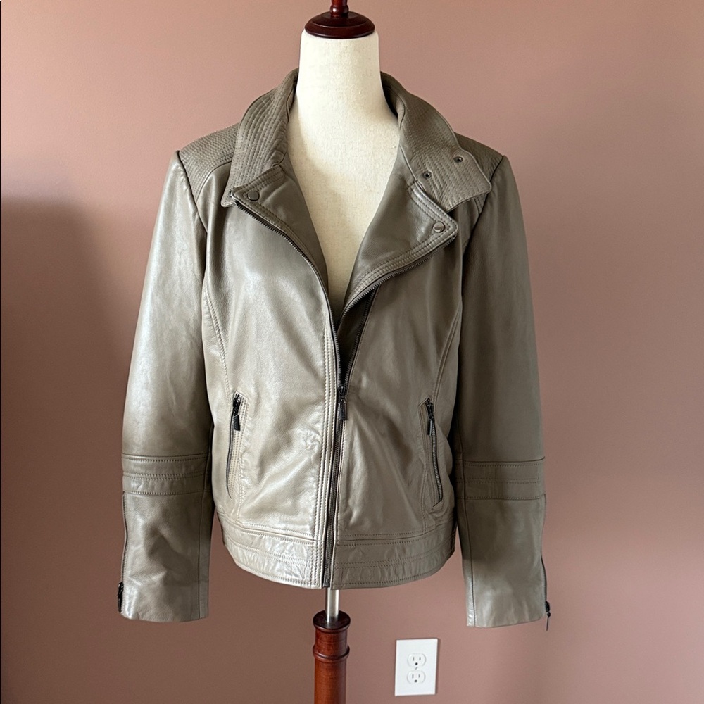 Bernardo Motorcycle Leather Jacket